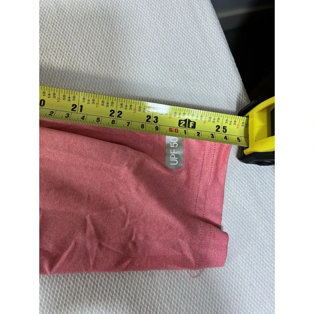 Ron Jon Surf Shop Performance Long Sleeve Shirt Mens XL Pink UPF 50‎ Rash Guard